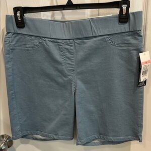 Kim Rogers size 10 blue stretch shorts